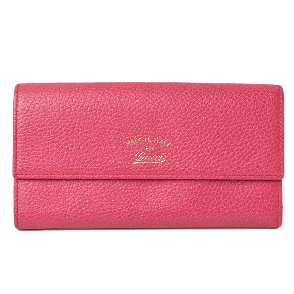 Gucci Handbags - Gucci Long Wallet Gucci Swing Pink